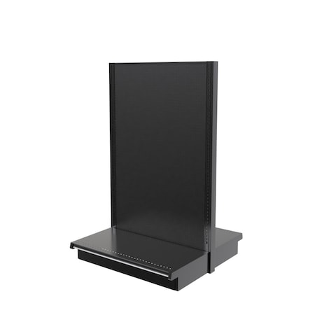 Lozier Gondola Island Display Starter, Black 36W 60H 16D P366T-ST